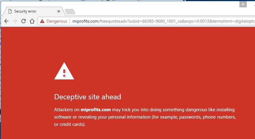 miprofits.com redirect miprofits.com virus