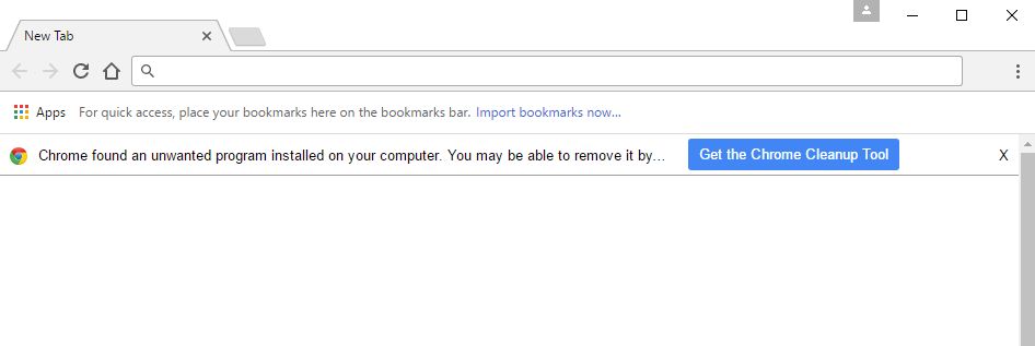 Chrome Cleanup Tool Scam