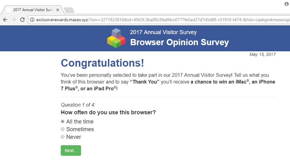 Exclusiverewards.cild.gdn redirect virus