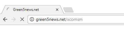 Green5news.net redirect virus