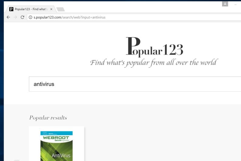 Popular123.com redirect virus