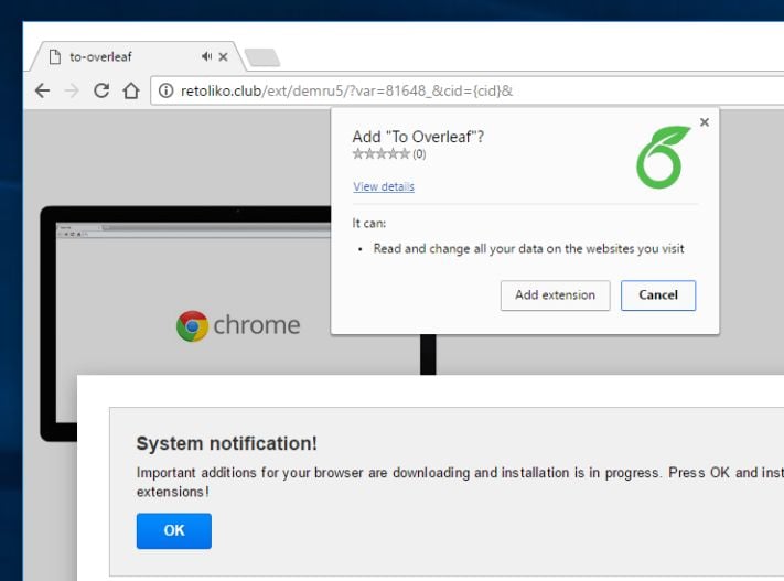 google chrome install malware