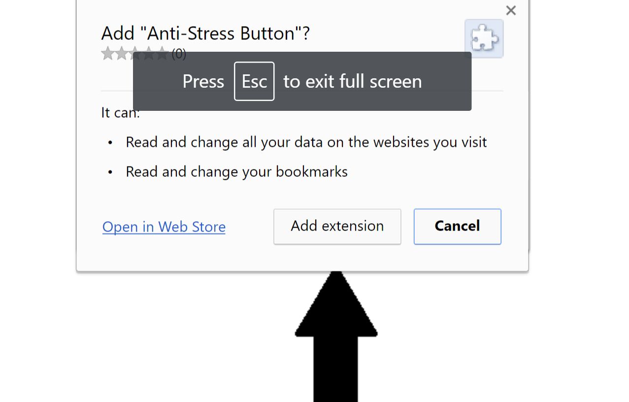 Anti-Stress Button by takeitnow.club adware