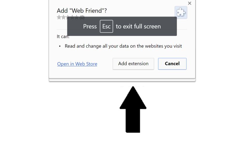 Web Friend by diegocosta.stream adware