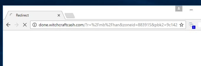 Witchcraftcash.com Redirect Virus