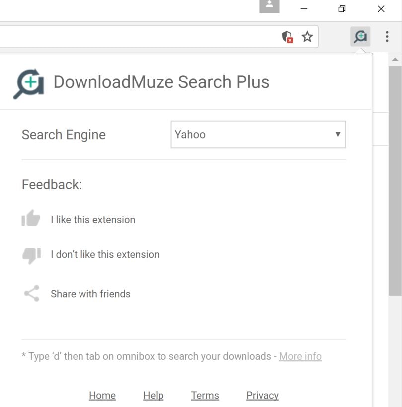 DownloadMuze Search Plus by goamuze.com redirect