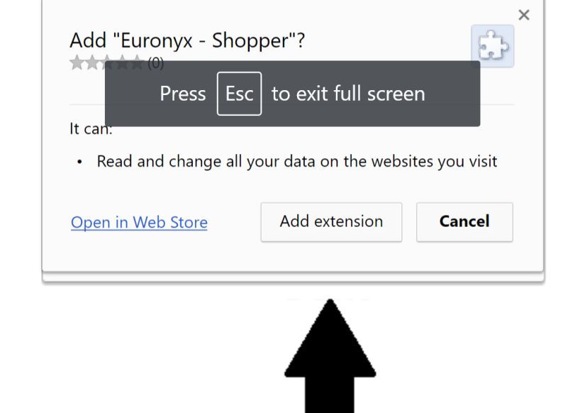 Euronyx - Shopper Chrome Extension Scam