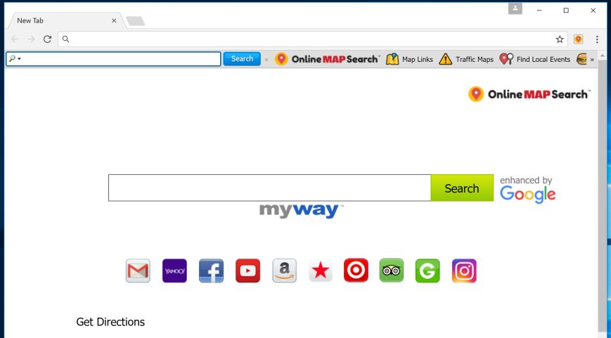 OnlineMapSearch Toolbar By MyWay