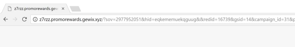Promorewards.gewix.xyz redirect virus
