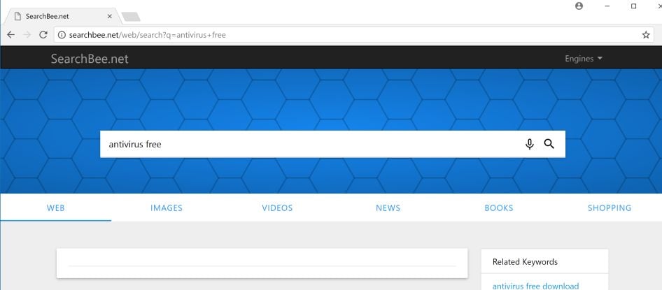 SearchBee.net redirect virus