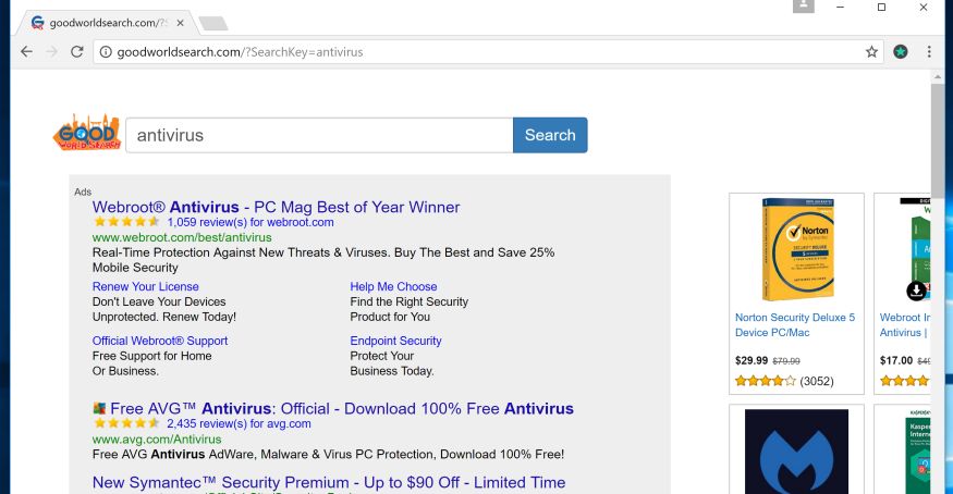 goodworldsearch.com virus