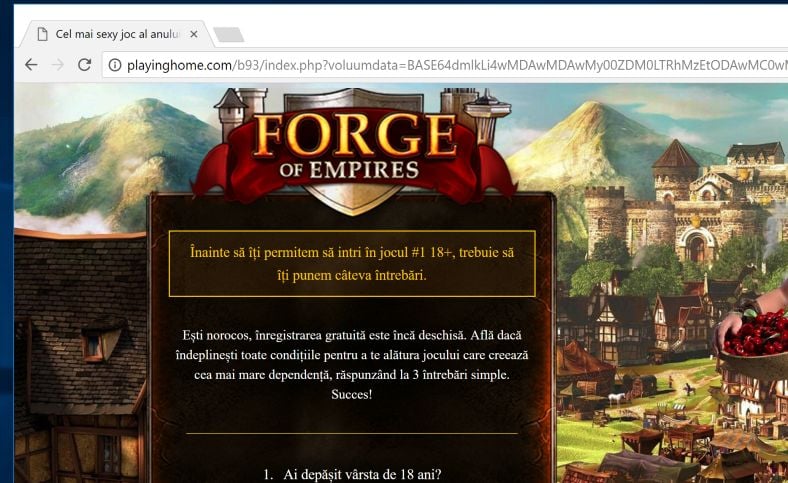 Playinghome.com Adware