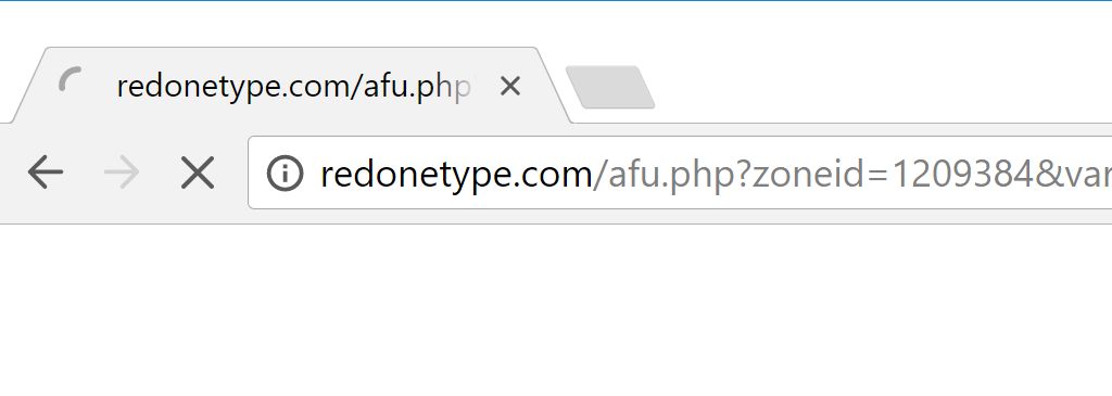 Redonetype.com redirect virus
