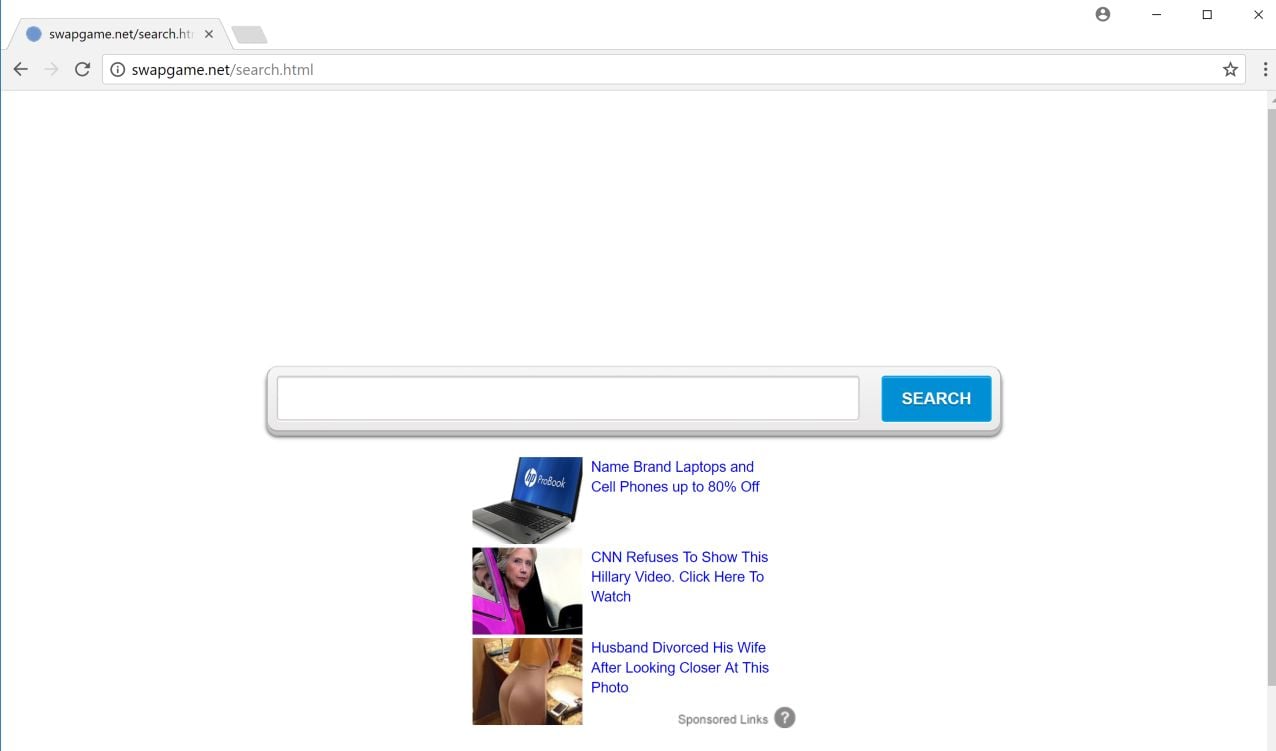 swapgame.net/search.html redirect virus