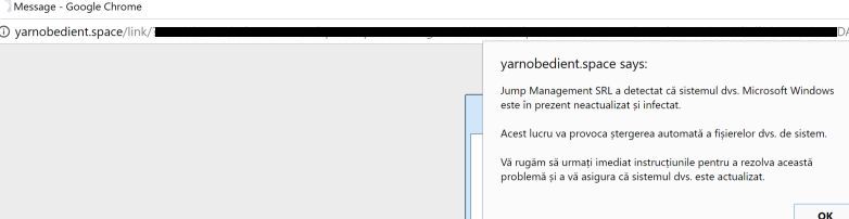 yarnobedient.space redirect virus