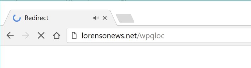 Lorensonews.net redirect virus