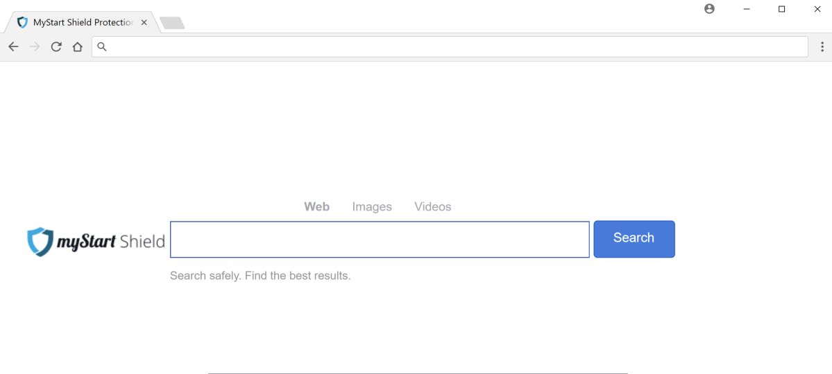 MyStart Shield Chrome redirect virus