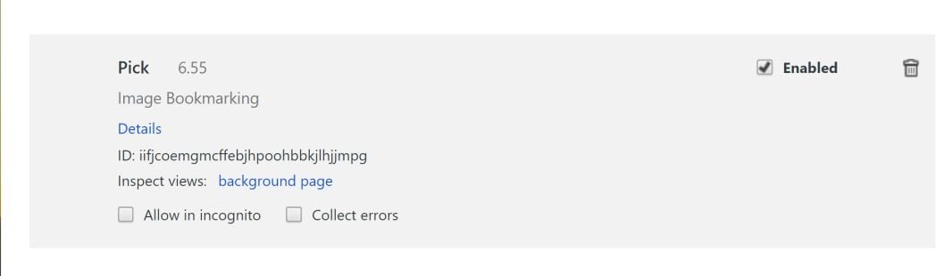 Pick Chrome Extension Virus