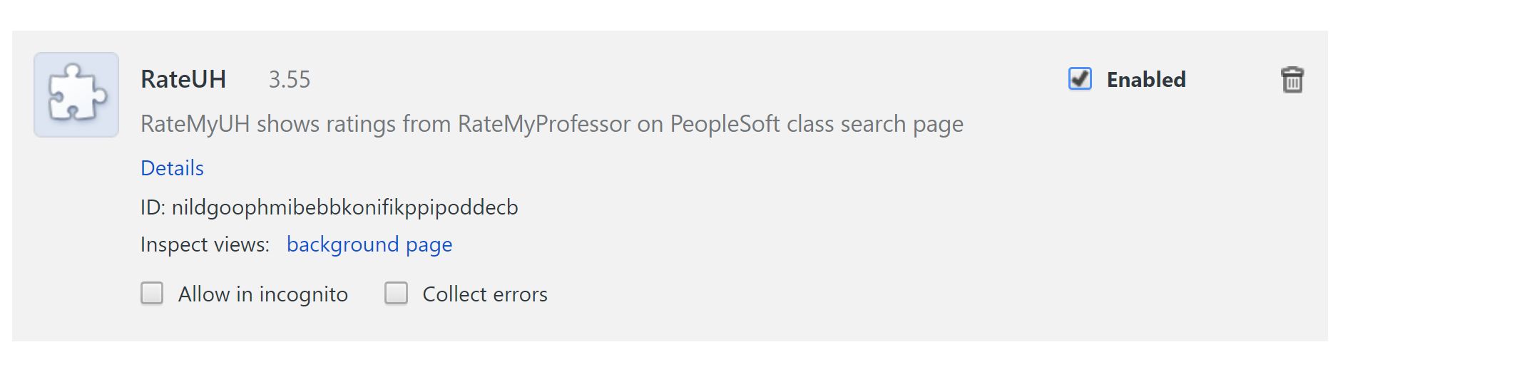 RateUH Chrome Extension Virus