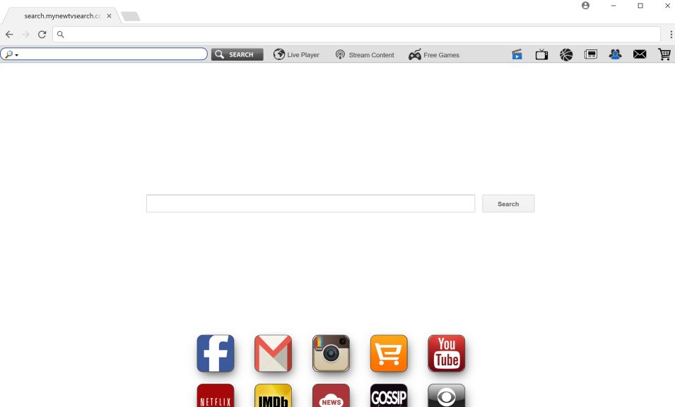 Search.mynewtvsearch.com redirect virus