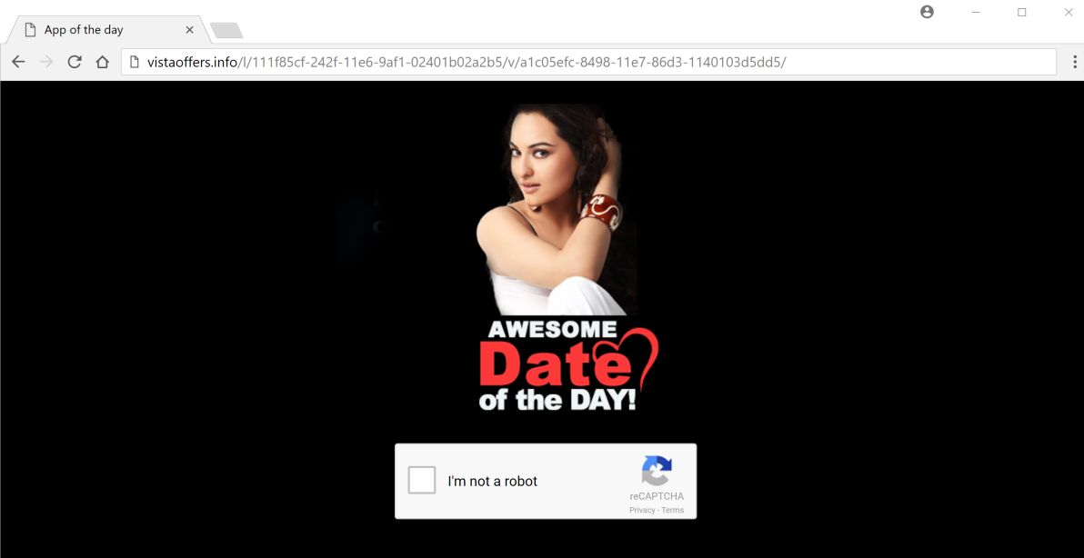 Vistaoffers.info redirect virus