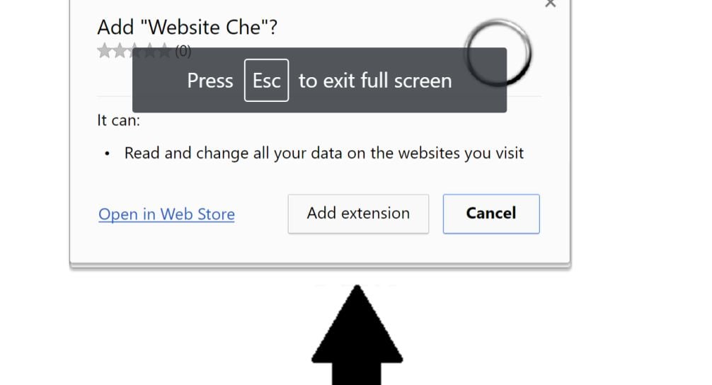 Website Che Chrome Extension Virus