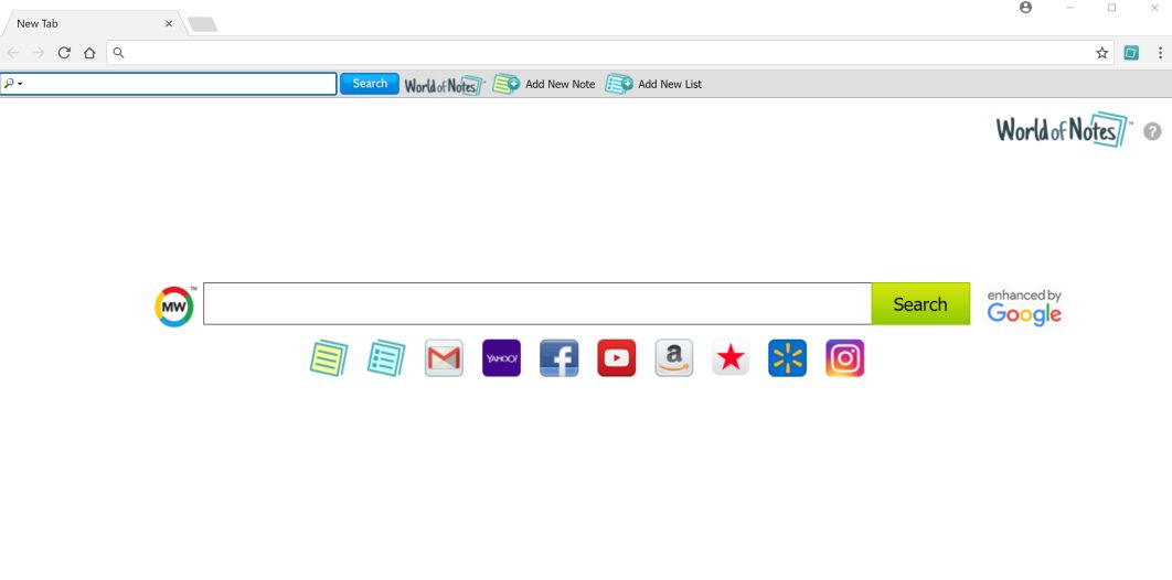 WorldOfNotes toolbar virus