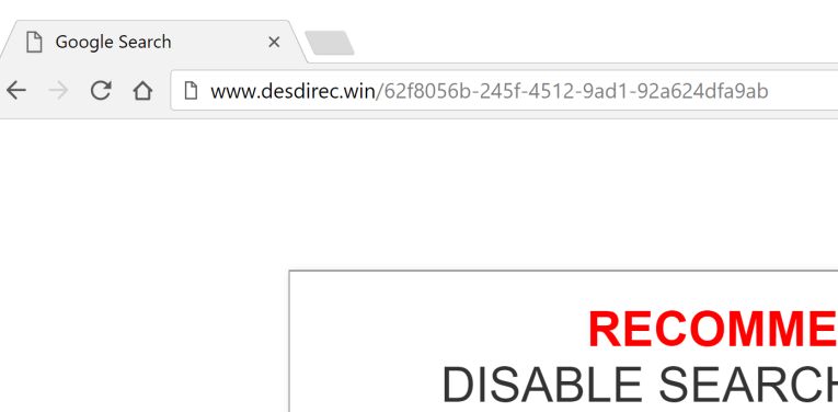 www.desdirec.win redirect virus