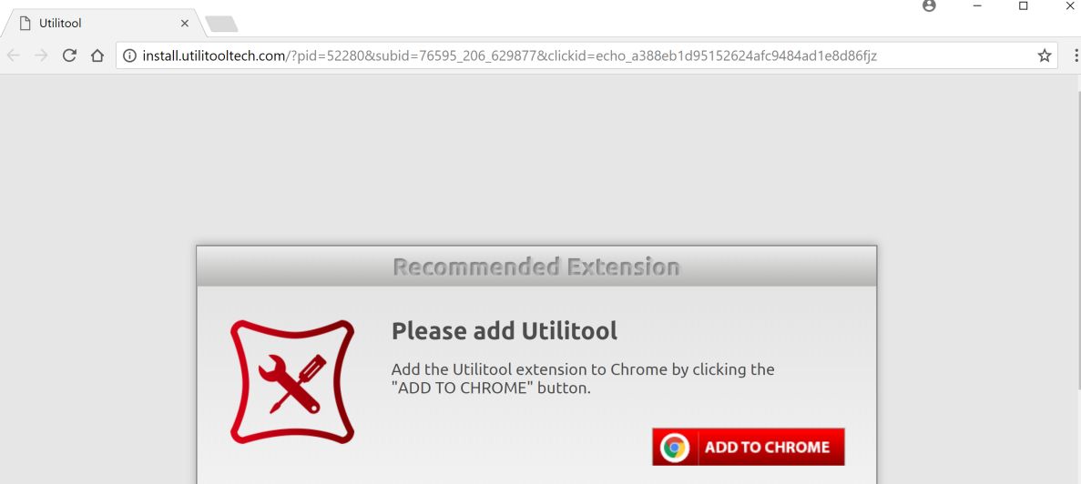 Install.utilitooltech.com redirect virus