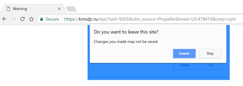 kmsdjc.ru redirect virus