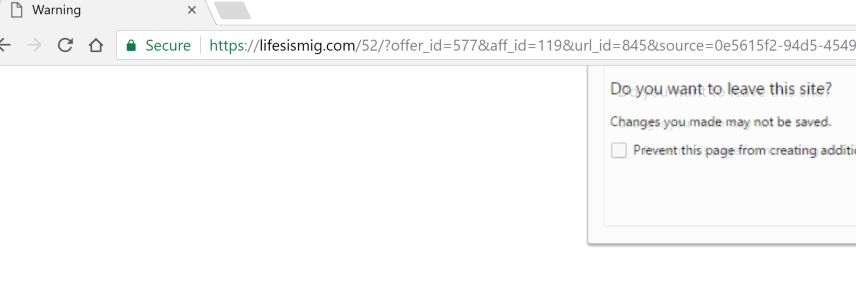 lifesismig.com Chrome virus