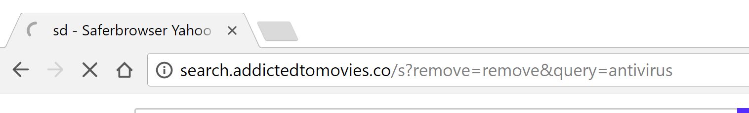 Search.addictedtomovies.co redirect virus