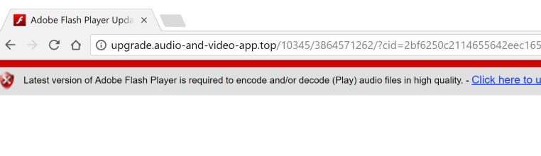 Upgrade.audio-and-video-app.top redirect virus