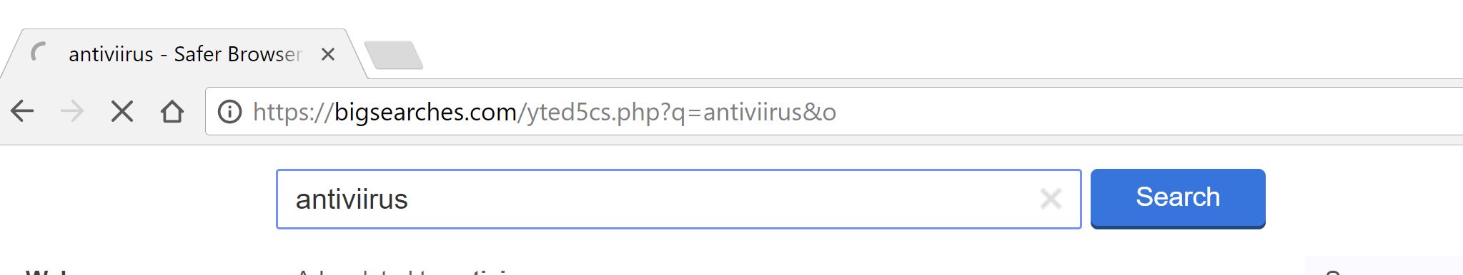Bigsearches.com redirect virus