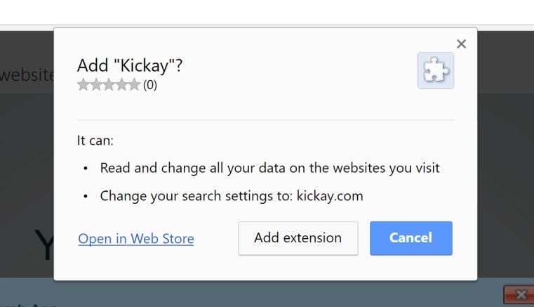 Kickay Chrome Extension Scam