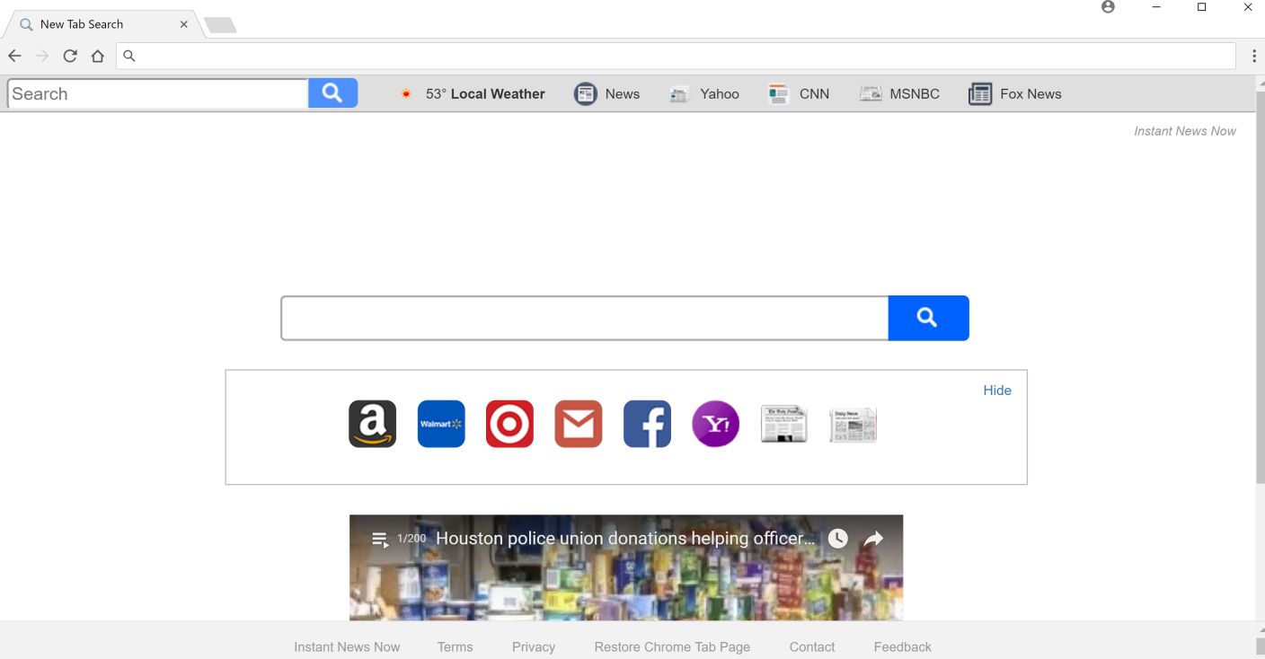 Search.hinstantnewsnow.co redirect virus