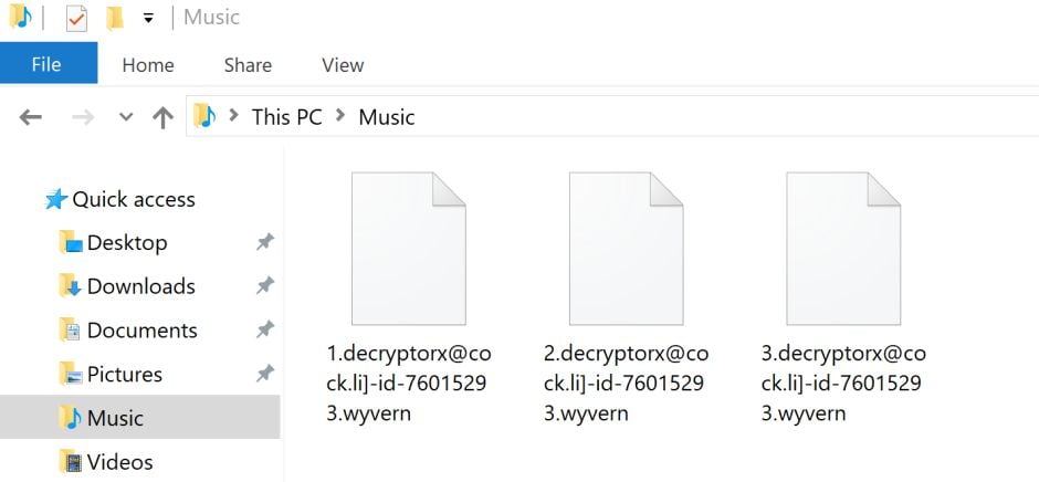 Wyvern BTCWare Ransomware Virus