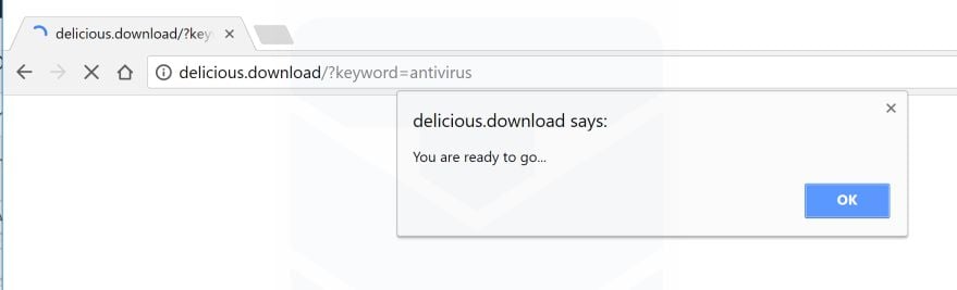 You are ready to go search redirect virus
