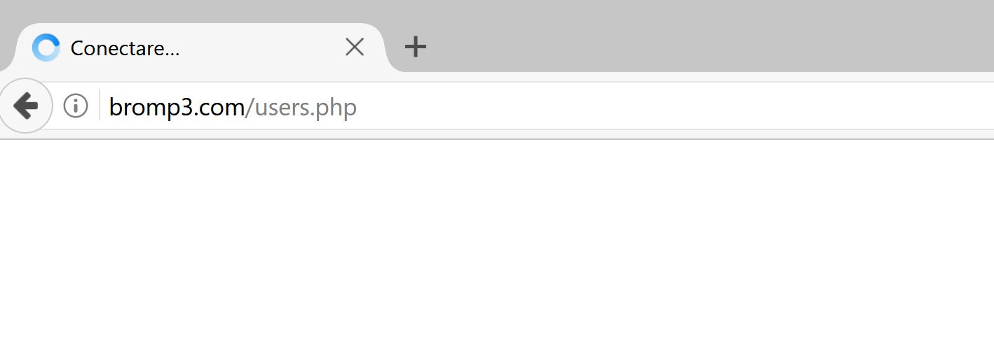 Bromp3.com/users.php redirect virus
