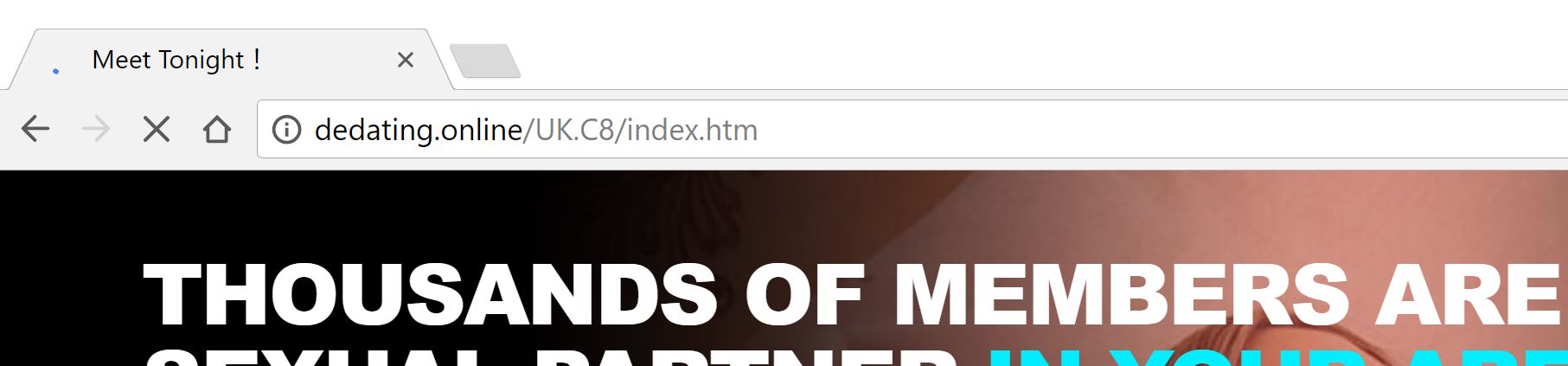 dedating.online pop-up ads virus