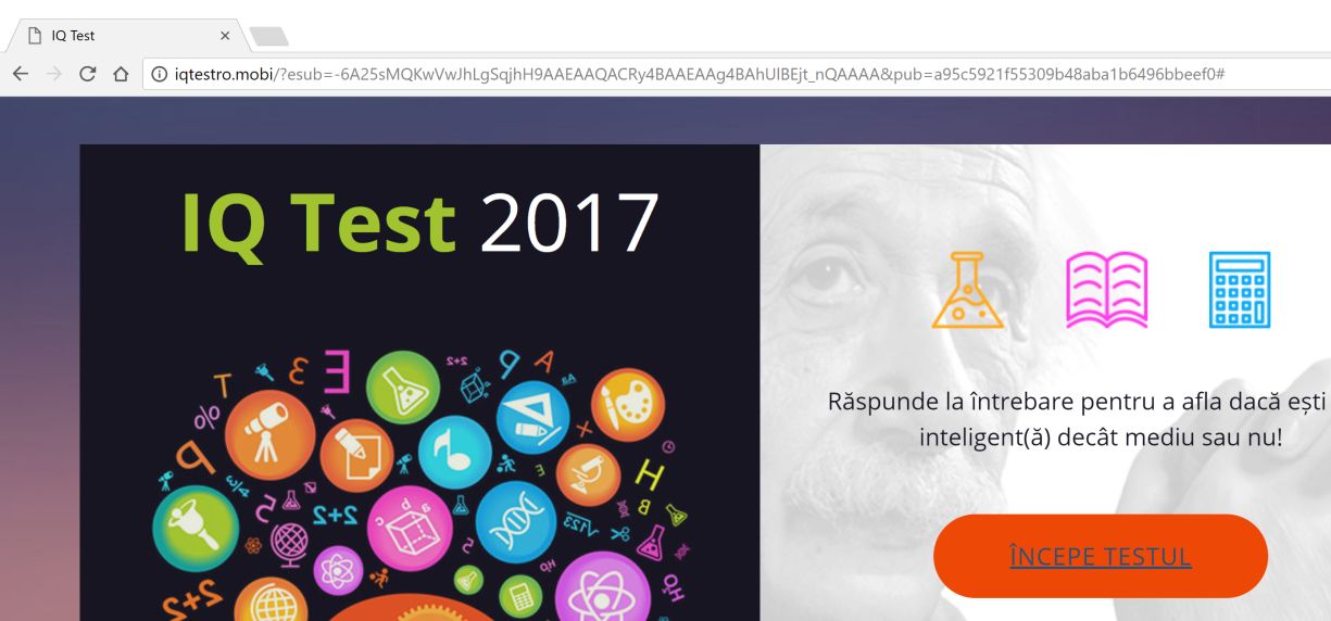 iqtestro.mobi redirect virus