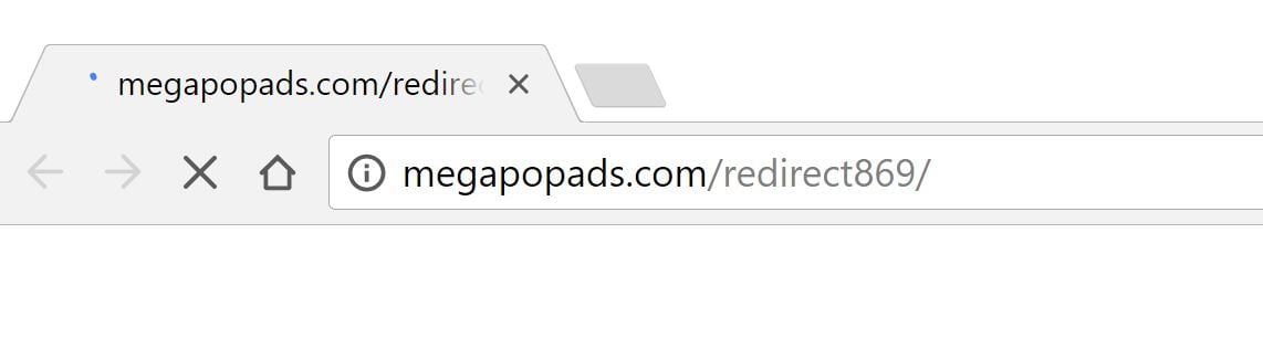 megapopads.com redirect virus