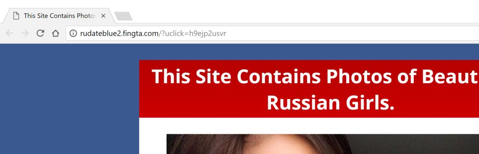 rudateblue2.fingta.com pop-up ads virus
