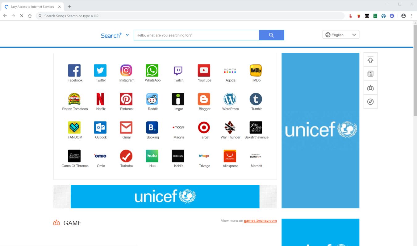  Image: Google Chrome is redirected to the Fidonav.com site