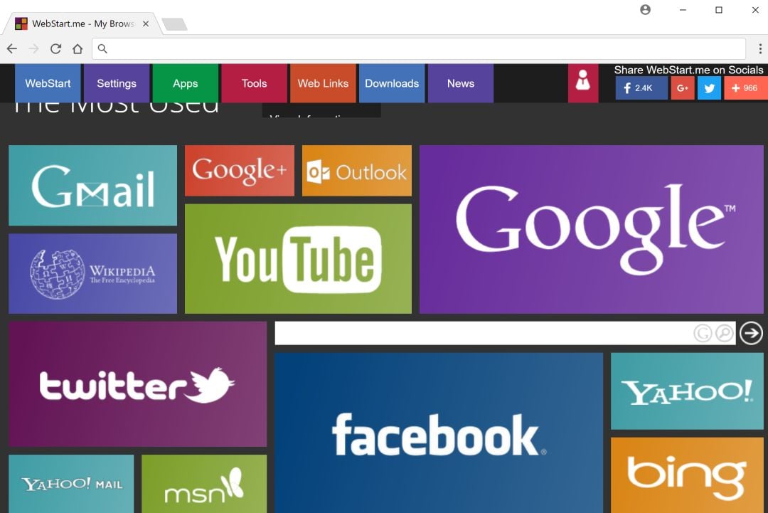 Webstart.me Redirect Virus