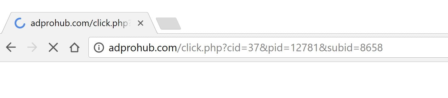 Adprohub.com/click.php?cid= redirect virus