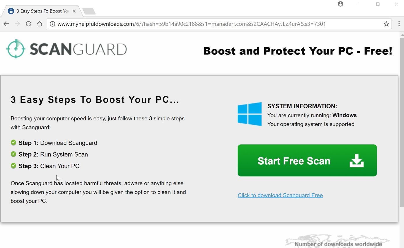is scanguard free to use after download