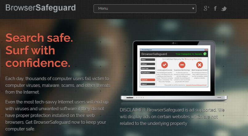 BrowserSafeguard Ads