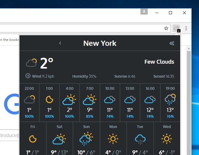 Weather for Chrome adware Scam