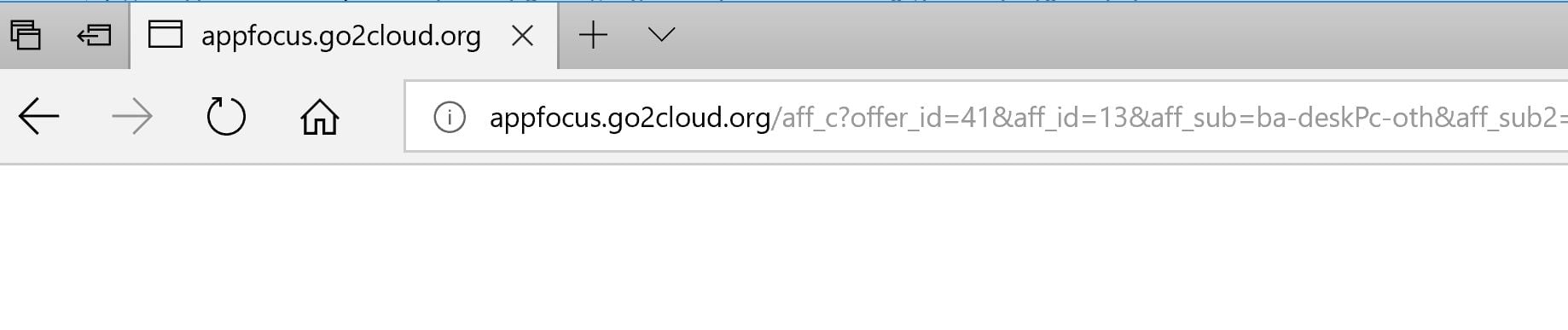 appfocus.go2cloud.org redirect virus